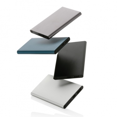Logotrade promotional items photo of: RCS recycled plastic/aluminum 4000 mah powerbank with type C