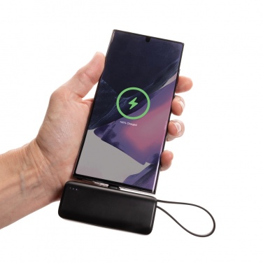 Logo trade advertising products image of: Powerlink RCS rplastic 3000 mah powerbank USB C connector