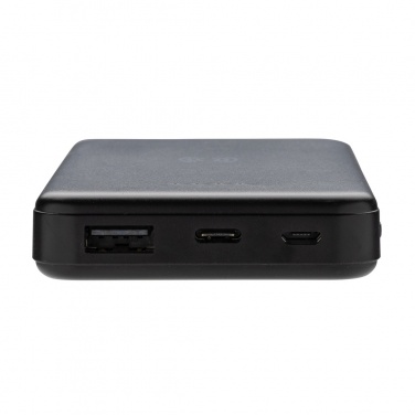 Logo trade business gifts image of: RCS recycled plastic 5.000 mAh 5W wireless powerbank