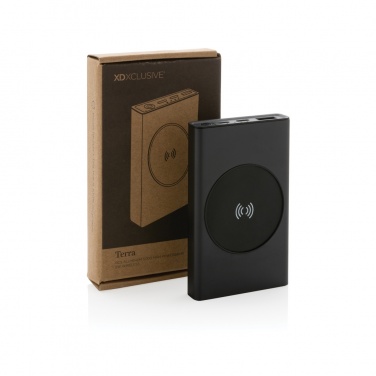 Logotrade advertising product picture of: Terra RCS recycled aluminium 5000 mAh powerbank 5W wireless