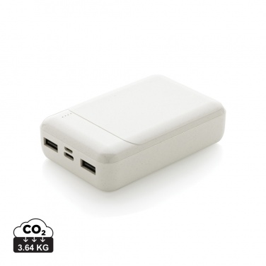 Logo trade promotional products image of: RCS standard recycled plastic 10.000 mAh powerbank