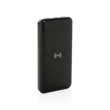 Logo trade promotional items image of: RCS standard recycled plastic wireless powerbank