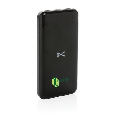Logotrade promotional giveaway image of: RCS standard recycled plastic wireless powerbank