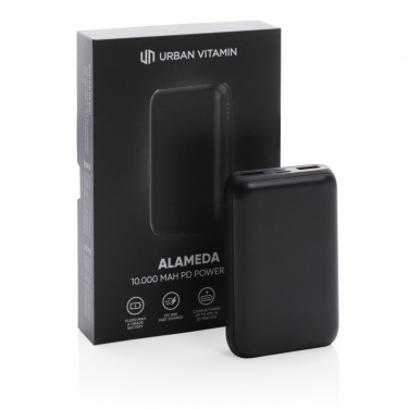 Logo trade promotional items picture of: Urban Vitamin Alameda 10.000 mAh 18W PD powerbank