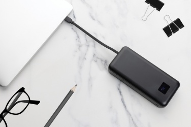 Logo trade business gifts image of: Gridley RCS rplastic 20000 65W laptop powerbank