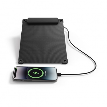 Logo trade corporate gift photo of: Solarpulse rplastic portable solar panel 5W
