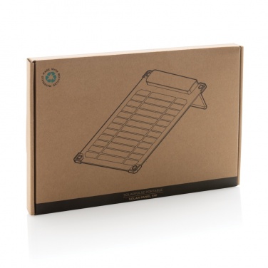 Logo trade promotional gift photo of: Solarpulse rplastic portable solar panel 5W