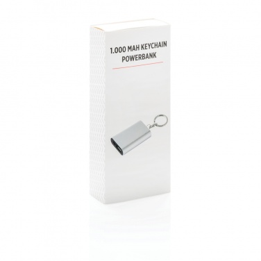 Logo trade promotional merchandise photo of: 1.000 mAh keychain powerbank