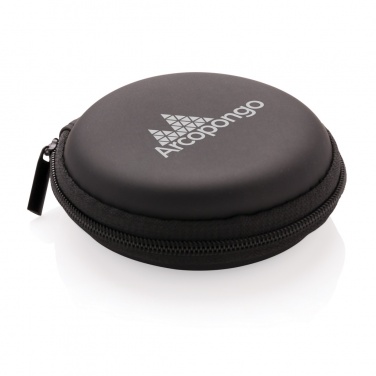 Logo trade promotional items picture of: Wireless earbuds in pouch