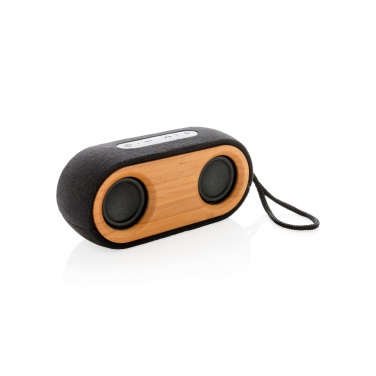 Logotrade promotional products photo of: Bamboo X double speaker