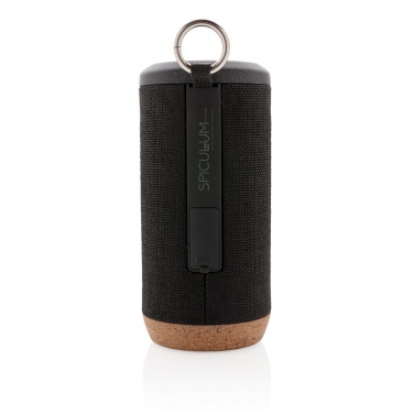 Logo trade promotional merchandise picture of: Baia 10W wireless speaker, cork