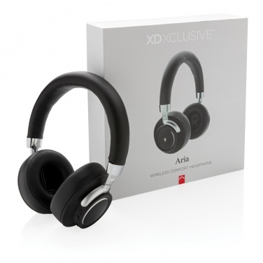 Logo trade promotional product photo of: Aria Wireless Comfort Headphones