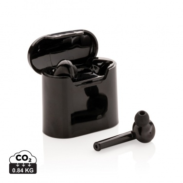 Logo trade promotional gift photo of: Liberty wireless earbuds in charging case