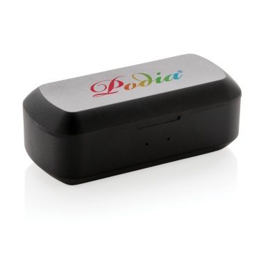 Logo trade corporate gifts image of: Free Flow TWS earbuds in charging case