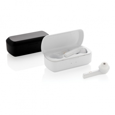 Logo trade promotional item photo of: Free Flow TWS earbuds in charging case
