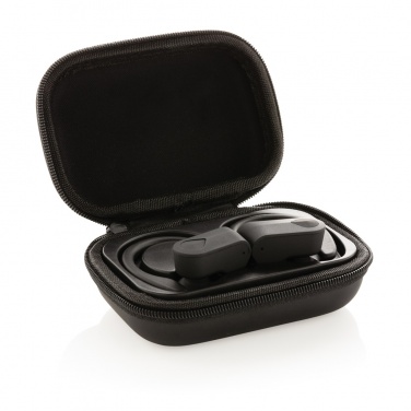 Logo trade promotional giveaways image of: TWS sport earbuds in charging case
