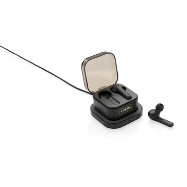 Logotrade corporate gift image of: TWS earbuds in wireless charging case