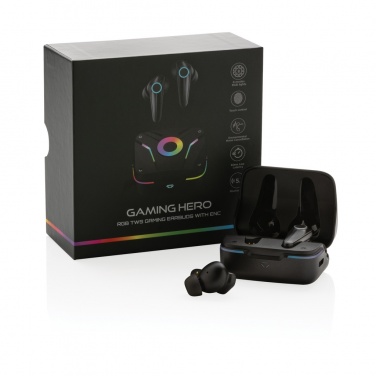 Logotrade promotional merchandise picture of: RGB gaming earbuds with ENC