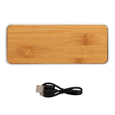 Logo trade promotional product photo of: Nevada Bamboo 3W wireless speaker