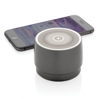 Logo trade business gift photo of: Swiss peak 5W wireless bass speaker
