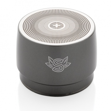 Logo trade promotional items image of: Swiss peak 5W wireless bass speaker