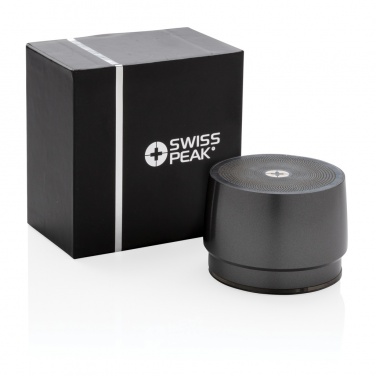 Logo trade promotional merchandise image of: Swiss peak 5W wireless bass speaker