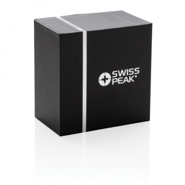 Logo trade corporate gift photo of: Swiss peak 5W wireless bass speaker