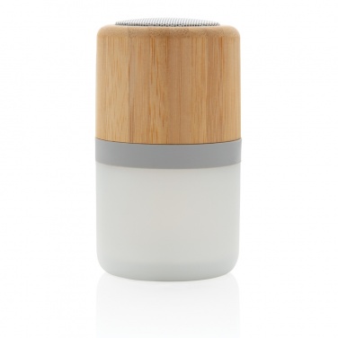 Logotrade corporate gifts photo of: Bamboo colour changing 3W speaker light