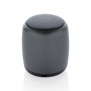 Logo trade promotional giveaways image of: Mini aluminium wireless speaker
