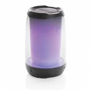 Logo trade promotional product photo of: RCS recycled plastic Lightboom 5W speaker
