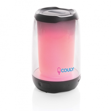 Logotrade advertising product image of: RCS recycled plastic Lightboom 5W speaker