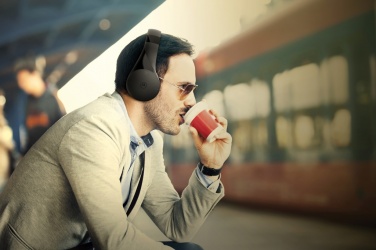 Logo trade promotional merchandise picture of: Motorola MOTO XT500 wireless over ear headphone