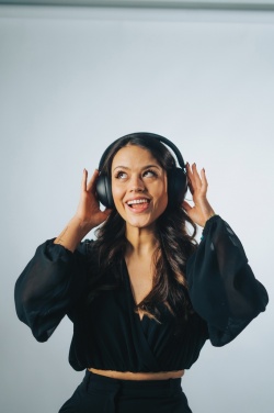 Logo trade promotional items picture of: Urban Vitamin Cupertino RCS rplastic ANC headphone