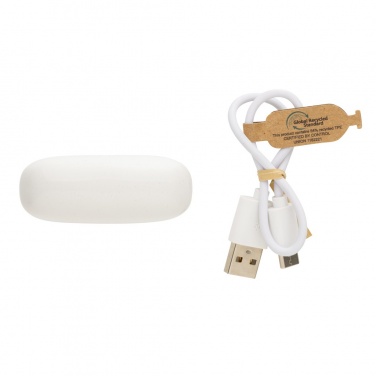 Logotrade advertising products photo of: RCS recycled plastic Liberty Pro wireless earbuds