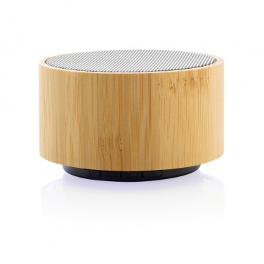 Logotrade promotional giveaways photo of: RCS recycled plastic and bamboo 3W wireless speaker