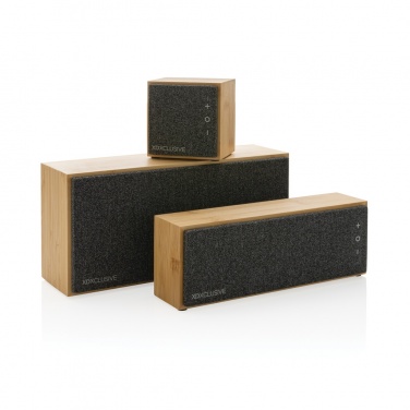 Logo trade promotional merchandise image of: Wynn 20W bamboo wireless speaker