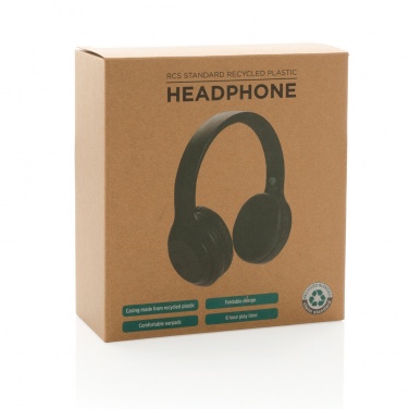 Logotrade promotional merchandise photo of: RCS standard recycled plastic headphone