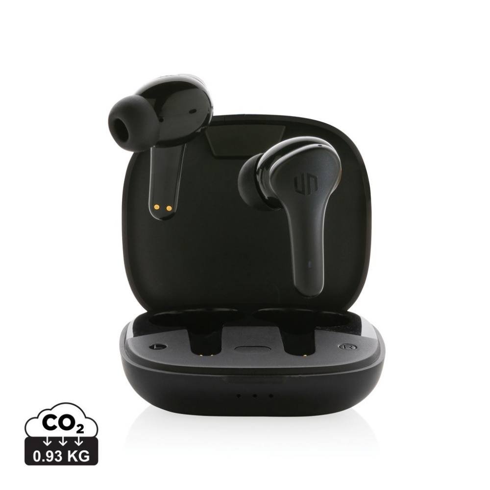 Logo trade promotional giveaways image of: Urban Vitamin Byron ENC earbuds