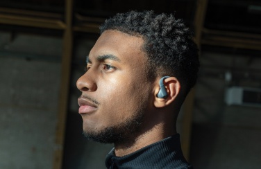 Logotrade promotional merchandise photo of: Urban Vitamin Pacifica RCS rplastic earbuds