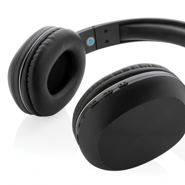 Logo trade advertising products image of: RCS recycled plastic JAM wireless headphone