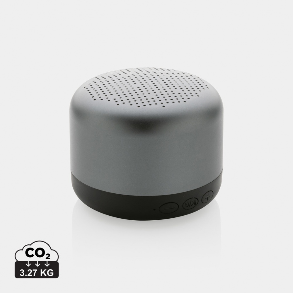 Logo trade advertising products image of: Terra RCS recycled aluminium 5W wireless speaker