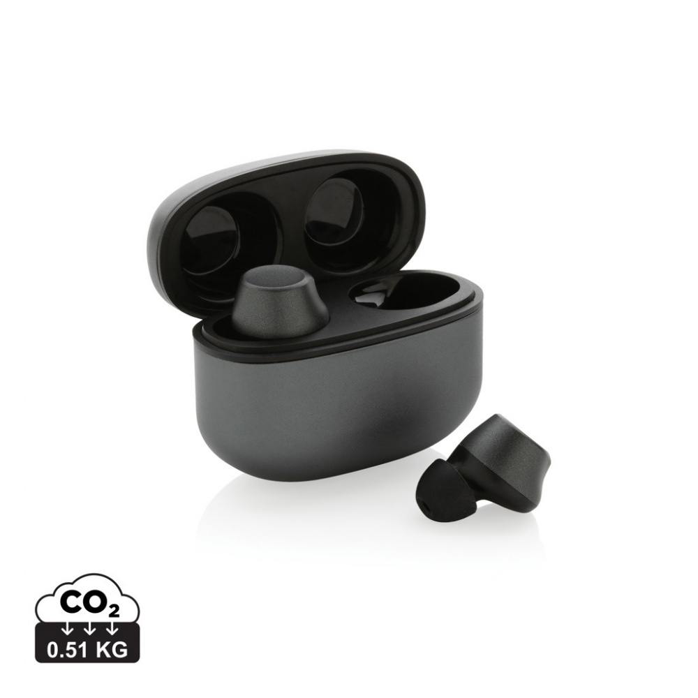 Logotrade promotional gifts photo of: Terra RCS recycled aluminium wireless earbuds