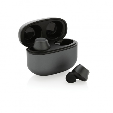 Logo trade corporate gifts image of: Terra RCS recycled aluminium wireless earbuds