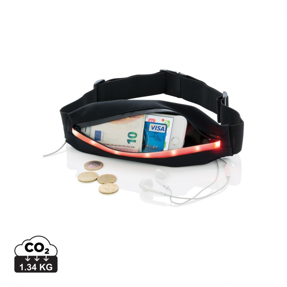 Logo trade promotional gifts picture of: Running belt with LED