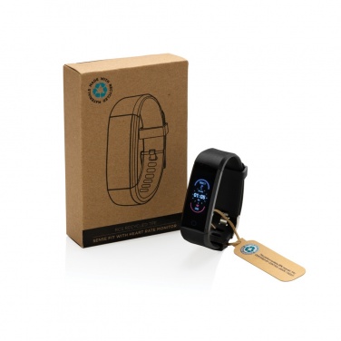 Logo trade advertising products image of: RCS recycled TPU Sense Fit with heart rate monitor