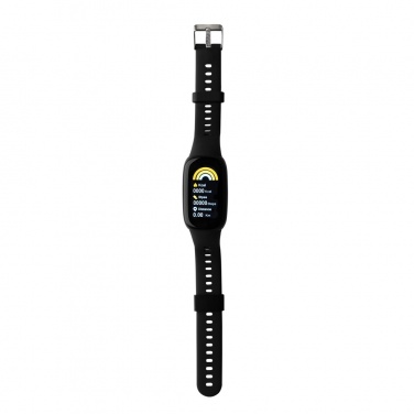 Logo trade promotional giveaways picture of: RCS recycled TPU  activity watch 1.47'' screen with HR