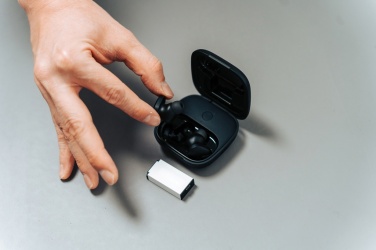 Logotrade promotional items photo of: Lakewood RCS recycled and repairable wireless earbuds