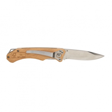 Logotrade promotional merchandise picture of: Wooden outdoor knife