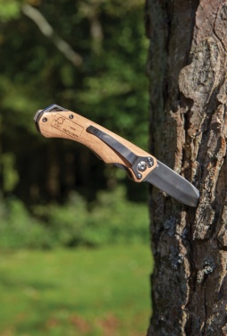 Logotrade promotional giveaway picture of: Wooden outdoor knife
