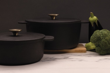 Logo trade promotional giveaways picture of: Ukiyo cast iron pan large